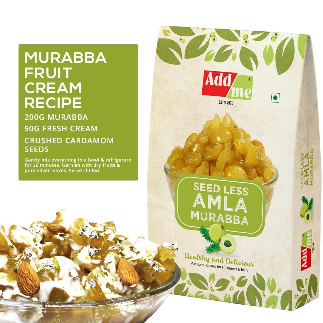 Add me Add me homemade Dry Amla Murabba without seed 1Kg, awla murabba 1Kg Fresh Vacuum Pack