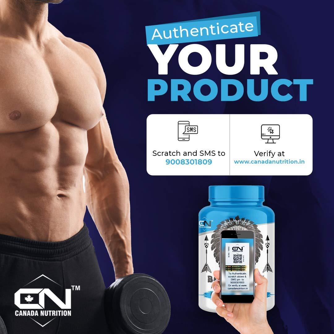 Canada Nutrition Canada Nutrition Men's and Women's Bulk Gain Mass and Weight Gainer Capsule for Fast Weight & Muscle Gain with Free Shaker- 60 Cap