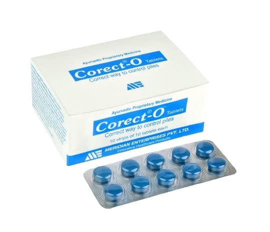 CORECT CORECT-O Ayurvedic Formula for Management of Piles (Pack of 100 Tablets)