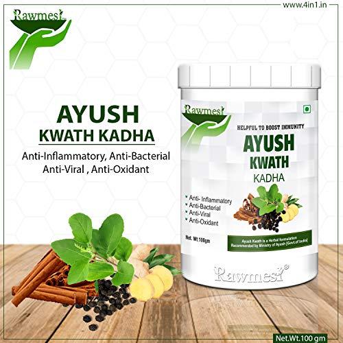 Rawmest Rawmest Ayush Kwath Kadha, 500 gm | 100% Natural Ayurvedic Immunity Enhancer, Immunity Booster, Increase Strength