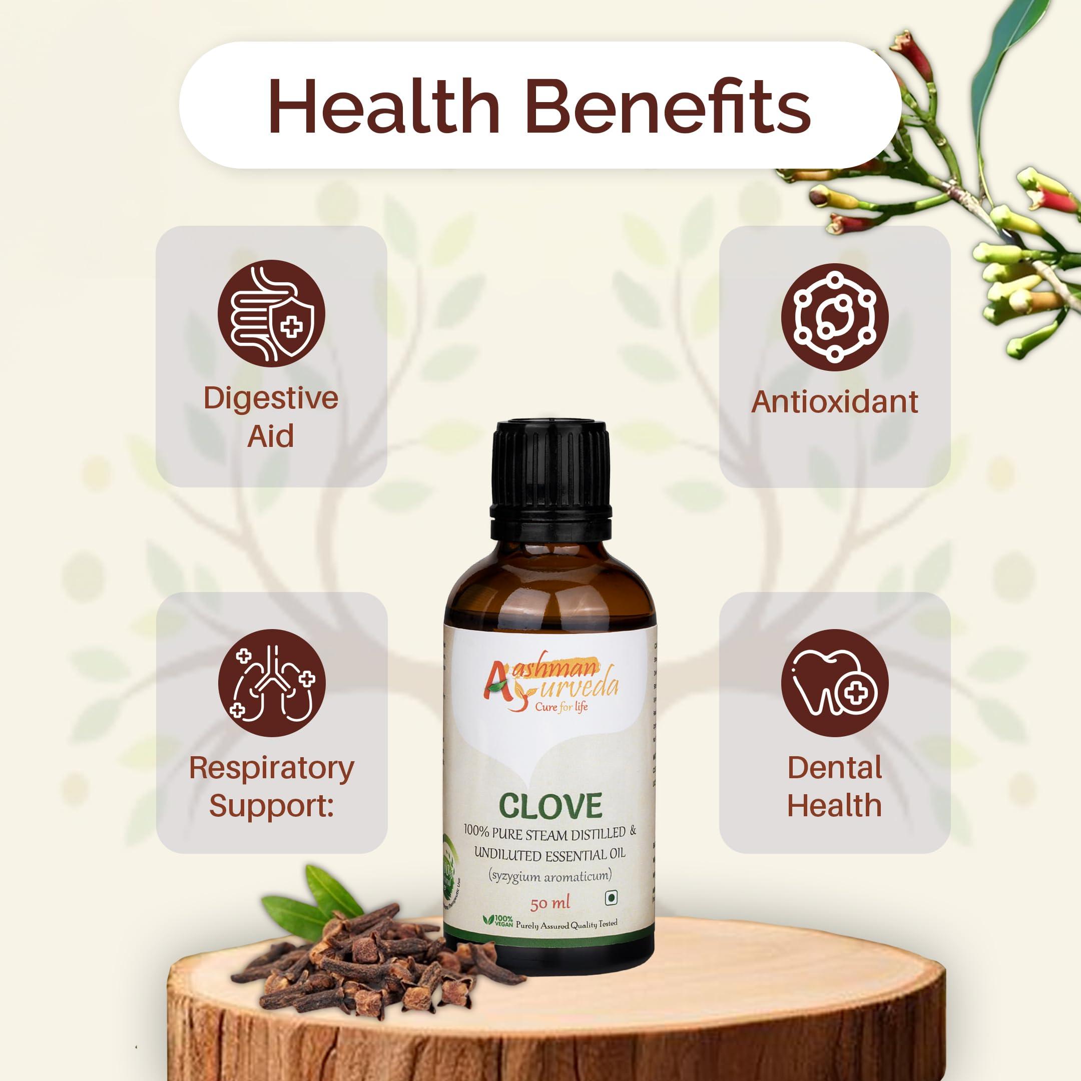 Aachman Veda Cure for Life Aashman Ayurveda Essential Oil (Clove)