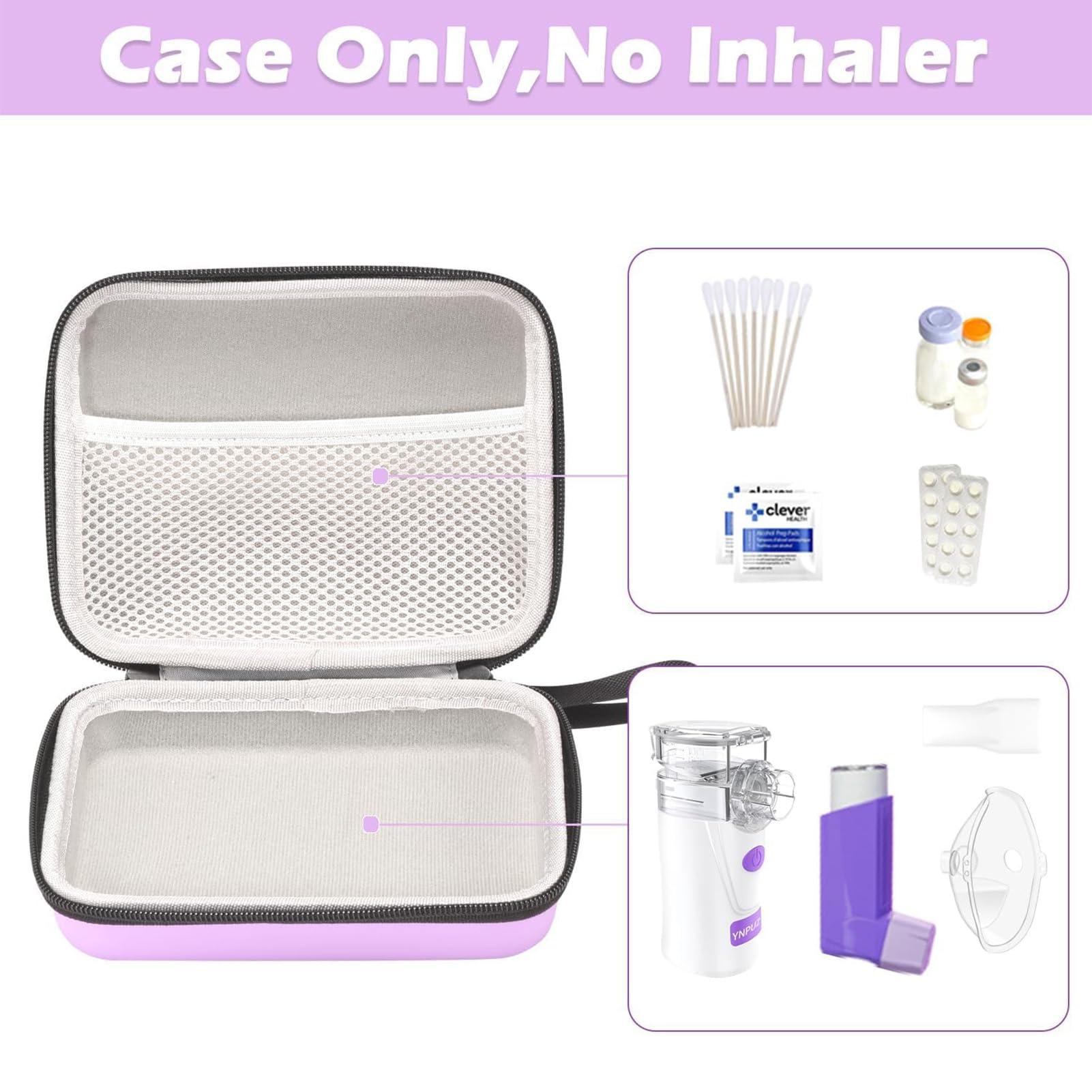 YFUG GO Fukumi Carrying Case for Portable Nebulizer, Travel Medical Bag, Hard Emergency Medical Bag for Inhaler Spacer Case for Kids and Adults, Masks, Asthma Accessories Case for Medicin, MB02-P