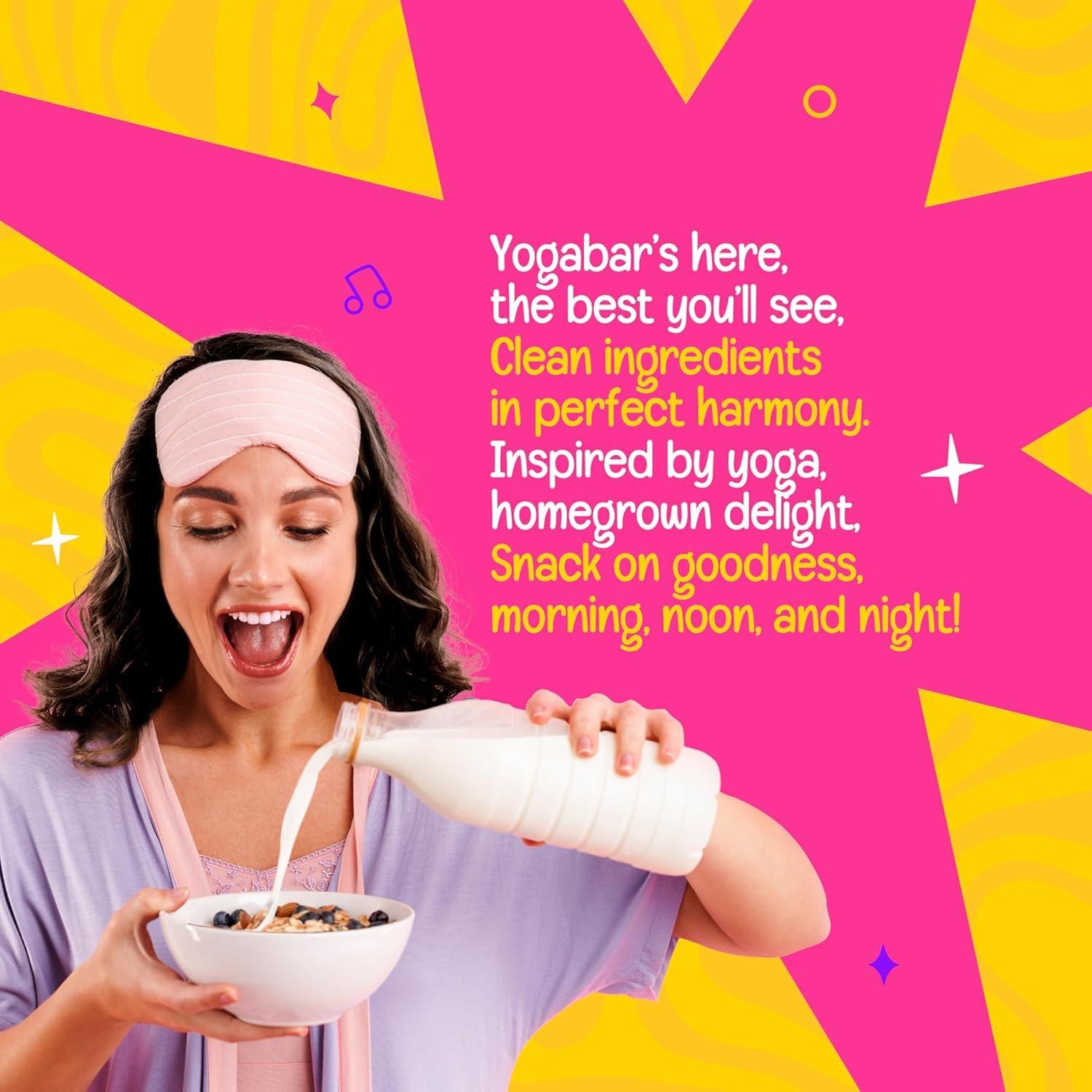 Yogabar Yogabar Muesli Fruit and Nuts - Wholegrain Breakfast Cereals with Oats and Dry Fruits, High in Omega 3, Gluten Free Vegan Granola with Chia and Flax Seeds (400g - Pack of 2)