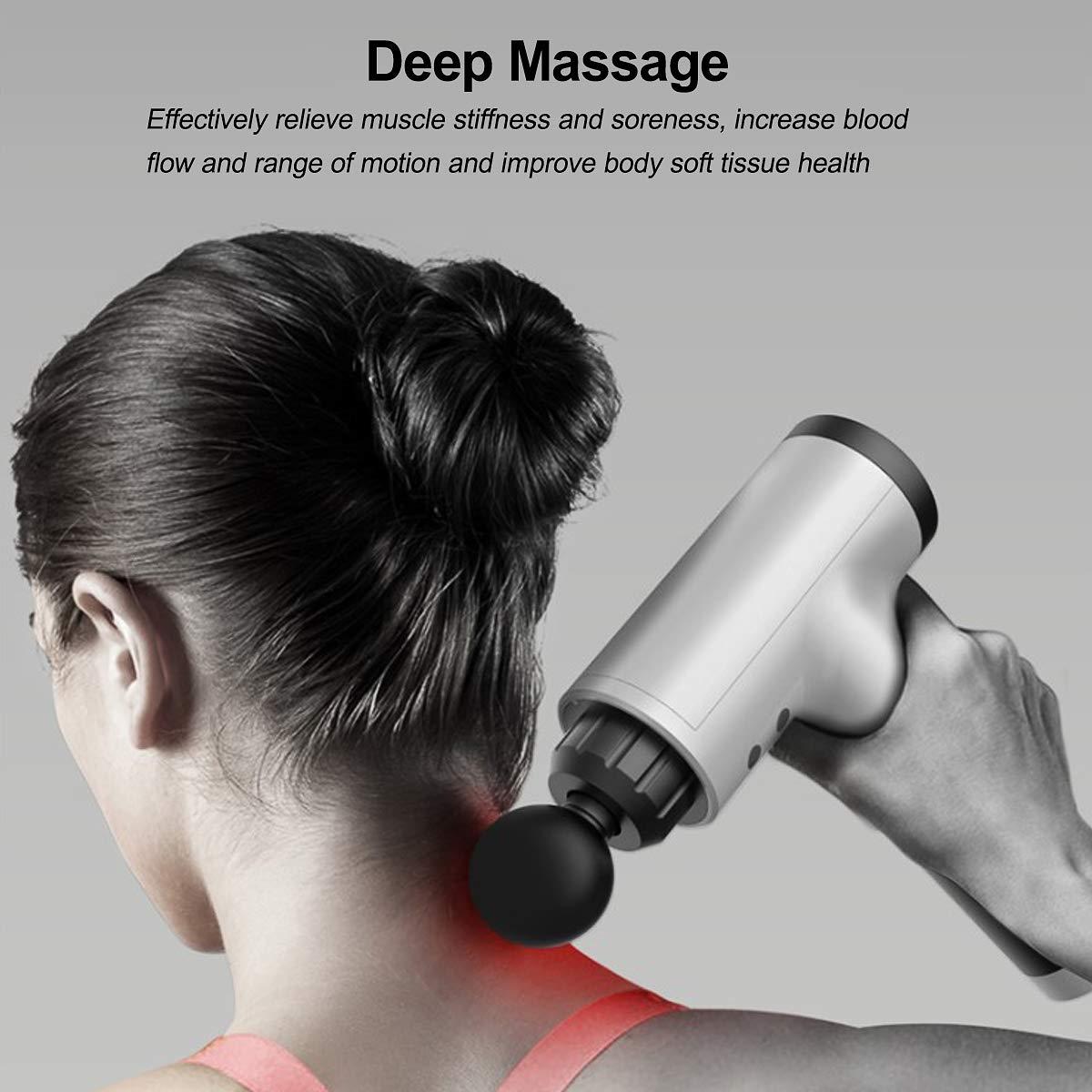 Vajin Vajin Electric 6 Speed Fascial Massage Gun (GB-820) Rechargeable Cordless Handheld Muscle Relaxation And Pain Relief Gun