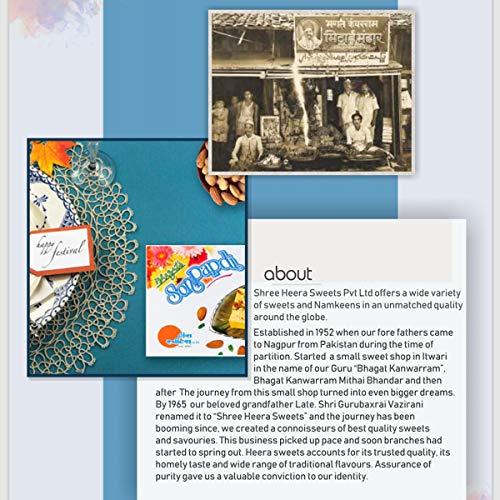 Bhagat's Bhagat\'s Heera Sweets SonRoll Shree Heera Sweets - SonRoll Combo | Mango and Rose Flavoured SonRoll (250Gms Each) Preservatives Free Soft Flaky Sweets Mithai Box