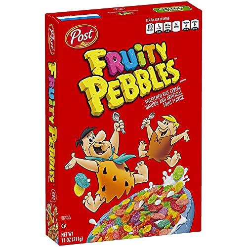 Fruity Pebbles Post Fruity Pebbles Sweetened Rice Cereal, 311 g, 2 Pack