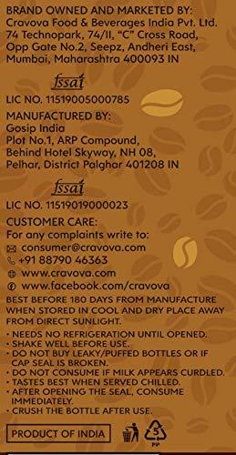 CRAVOVA - THE CRAVE BEGINS CRAVOVA | THE CRAVE BEGINS Classic Cold Coffee | 200 ml Bottel (Pack of 8)