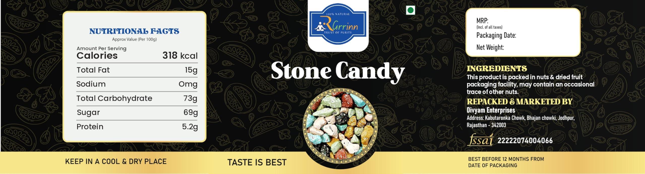 RGrrinn RGrrinn - Rock Candy |Stone Candy | Milk Stone | Rock Shape Chocolate-TRUST OF PURITY (900 gm)
