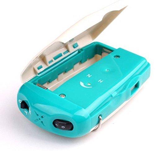 AUDITECH AUDITECH Pocket Hearing Aid Machine for Seniors BTE Sound Amplifier for Up to 50% Hearing Loss (Blue, White) Ideal for Old Age and In-Ear Sound Enhancement