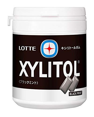 Lotte Lotte Xylitol Gum (Black Mint) Family Bottle 143g | Chewing Gum | Made in Japan