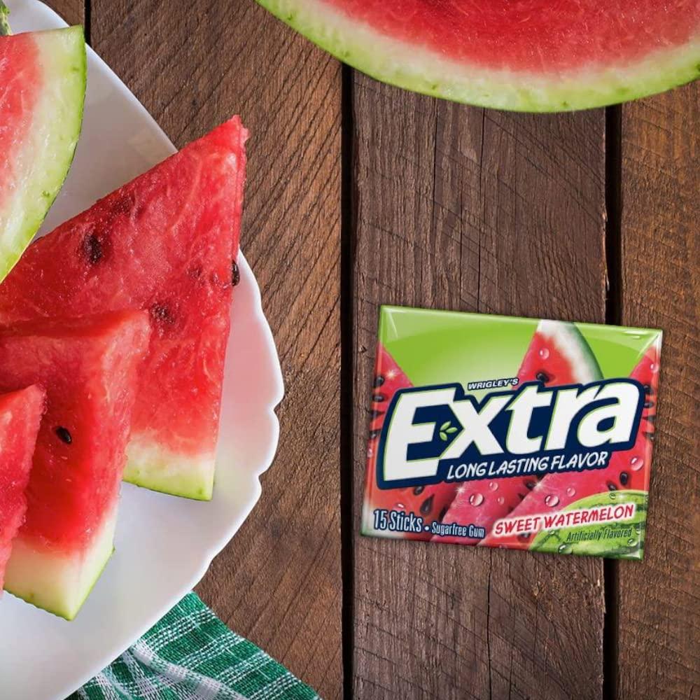 Wrigley\'s Wrigley\'s Extra Long Lasting Flavor Sweet Watermelon, 40 g