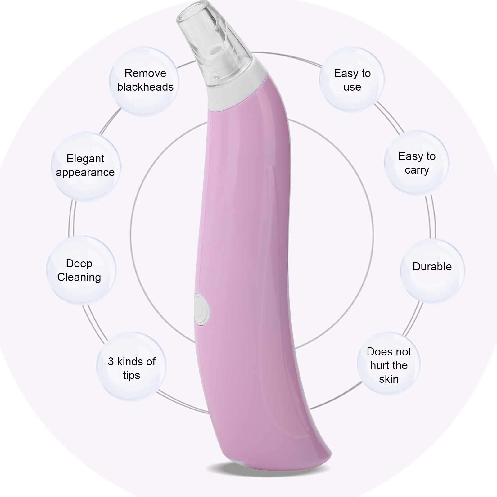 Topiky Pore Cleaner, Blackhead Removal Device, Blackhead Extractor Tool Black Heads Removal Tool Face Cleaning Machine Blackhead Remover for Men Women Home