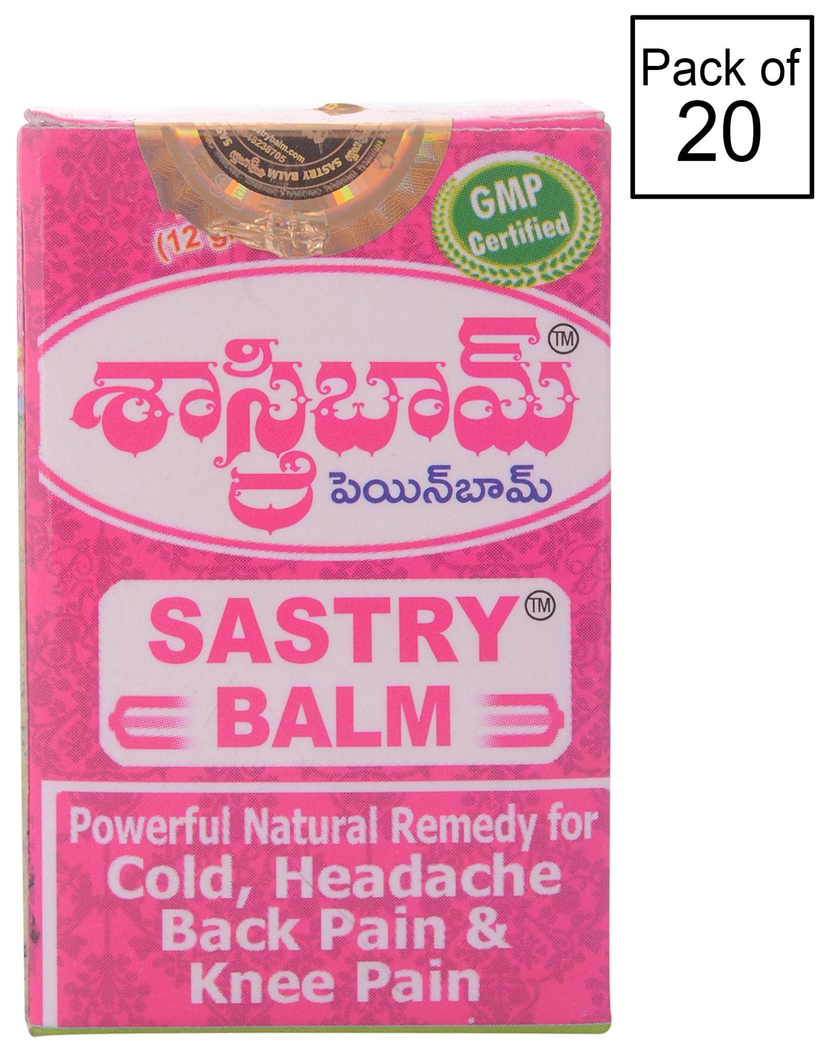 Sastry Balm Sastry balm Ayurvedic Painbalm (Pack of 20)- 12 gms each