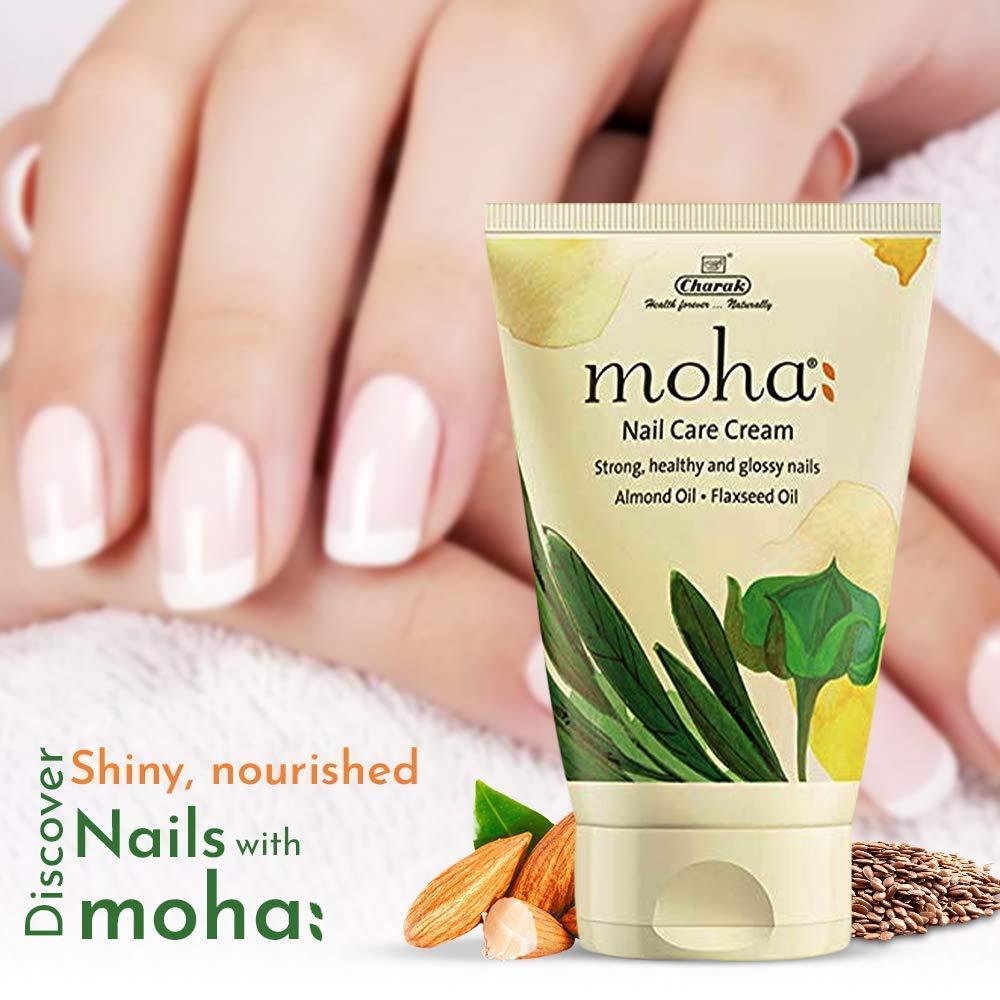 Moha: moha: Foot Cream For Rough, Dry and Cracked Heel, Feet Cream For Heel Repair With Benefits Of Aloe Vera, Papaya & Peppermint (Nail + Foot Care 100ml Each)