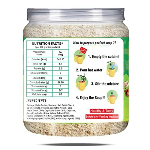 Brew Lab Brew Lab Classic Mix Vegetable Soup Powder | Rich Source of Fluids | Suitable For Vending Machines | Healthy & Tasty | (250gm)