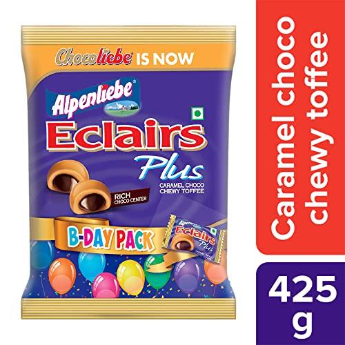 Alpenliebe Alpenliebe Eclairs Plus Pouch, Birthday Pack, 425 g