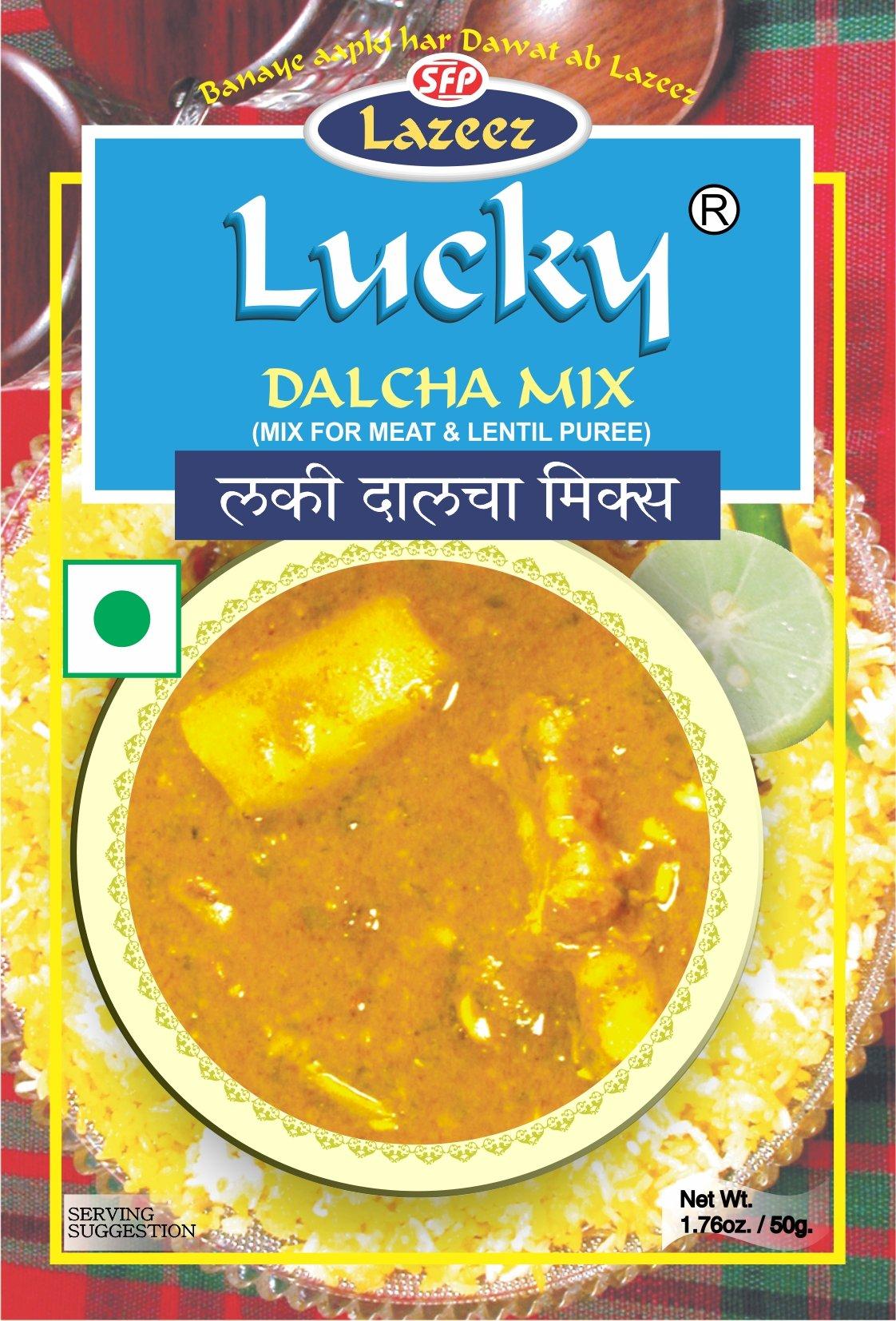 Lucky Lucky Dalcha Mix / Dal Gosht Masala 50g. Pack of 2