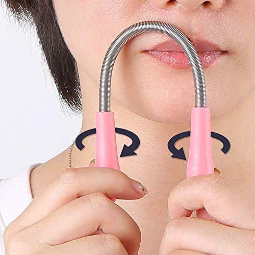 EKLERA EKLERA Set Of 2 Facial Hair Remover Spring Stick For Women Remove Unwanted Hair on Upper Lip, Chin, Face, or Neck[set of 2 pis]