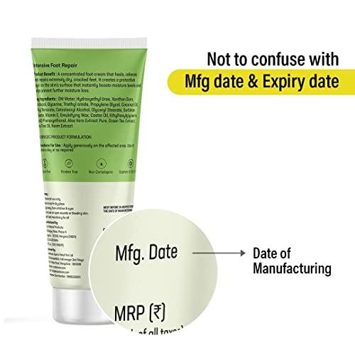 AZANI Azani Callus Relief Foot Cream - 100g | 25% Urea, Castor & Tea Tree Oil | Callus & Corns remover, Deeply moisturizes extreme Dry Rough Feet, Cracked heel | Exfoliates Dead skin| Women & Men