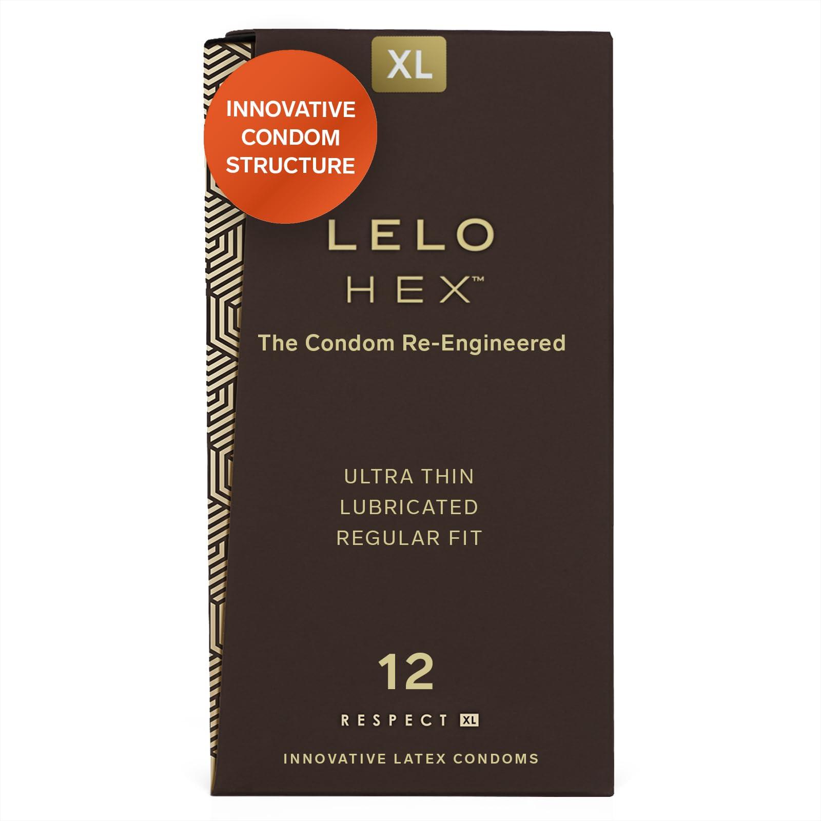 Lelo Lelo - Hex Respect Re-Engineered Latex Condoms Xl 12 Pack 178550