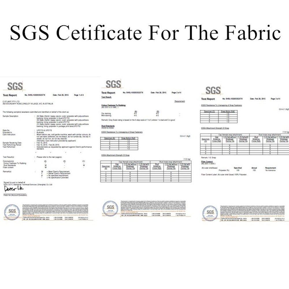 simfamily Reusable Waterproof Bamboo Charcoal Menstrual Pads Sets-Panty Liner Regular Flow Heavy Flow