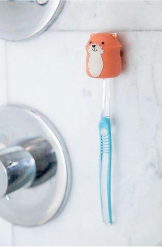 Kikkerland Kikkerland Toothbrush Holder, Fox