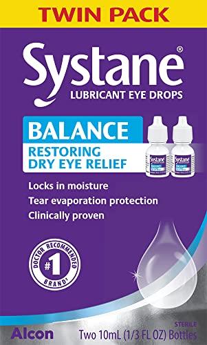Systane Systane Balance Lubricant Eye s, Restorative Formula, Twin pack, 0.33 Fluid Ounce