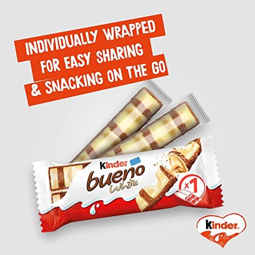 Kinder Bueno Kinder Bueno White Chocolate with Hazelnut (Pack of 3)*39g