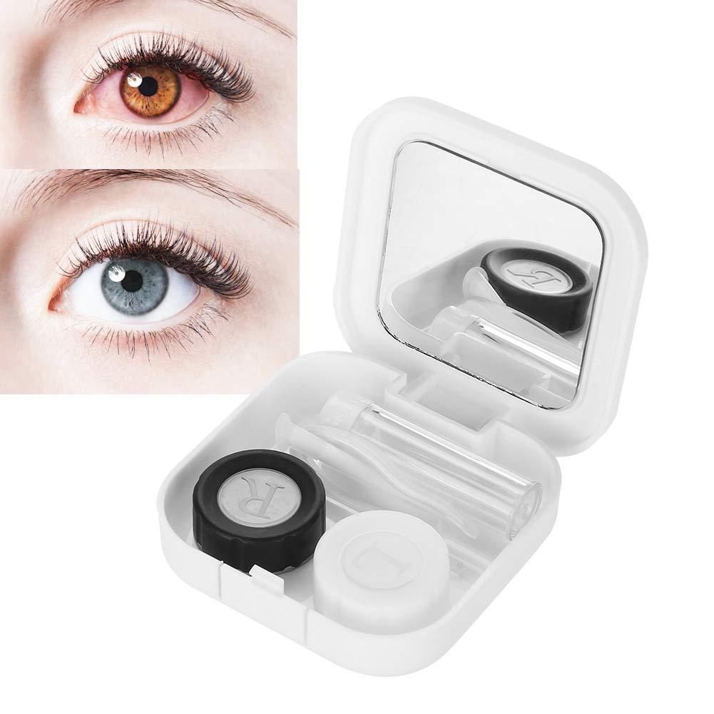 Sutinna Eyes Care Kit Holder, Contact Lenses Soaking Case, 3Styles Contact Lens Travel Kit for Travel Contact Lens(chick)
