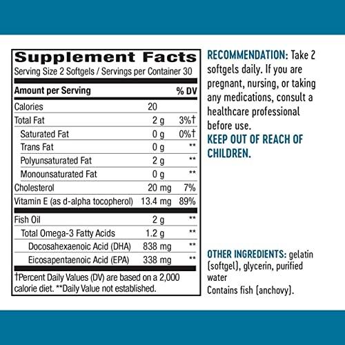 NATURE'S WAY Nature's Way EfaGold Mega-DHA 1000 mg, 60 Softgels