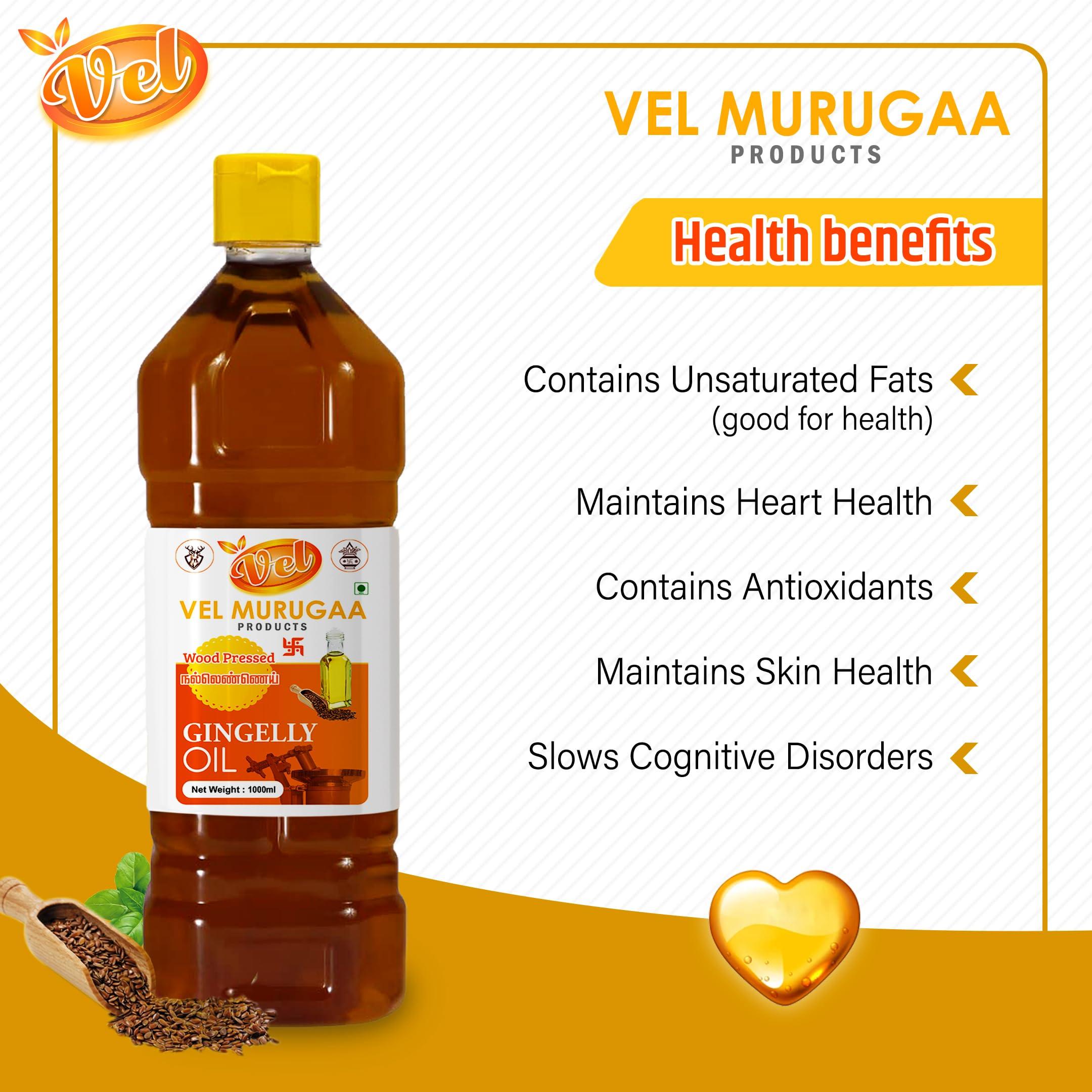 Generic Vel Wood Pressed sesame oil 1 ltr