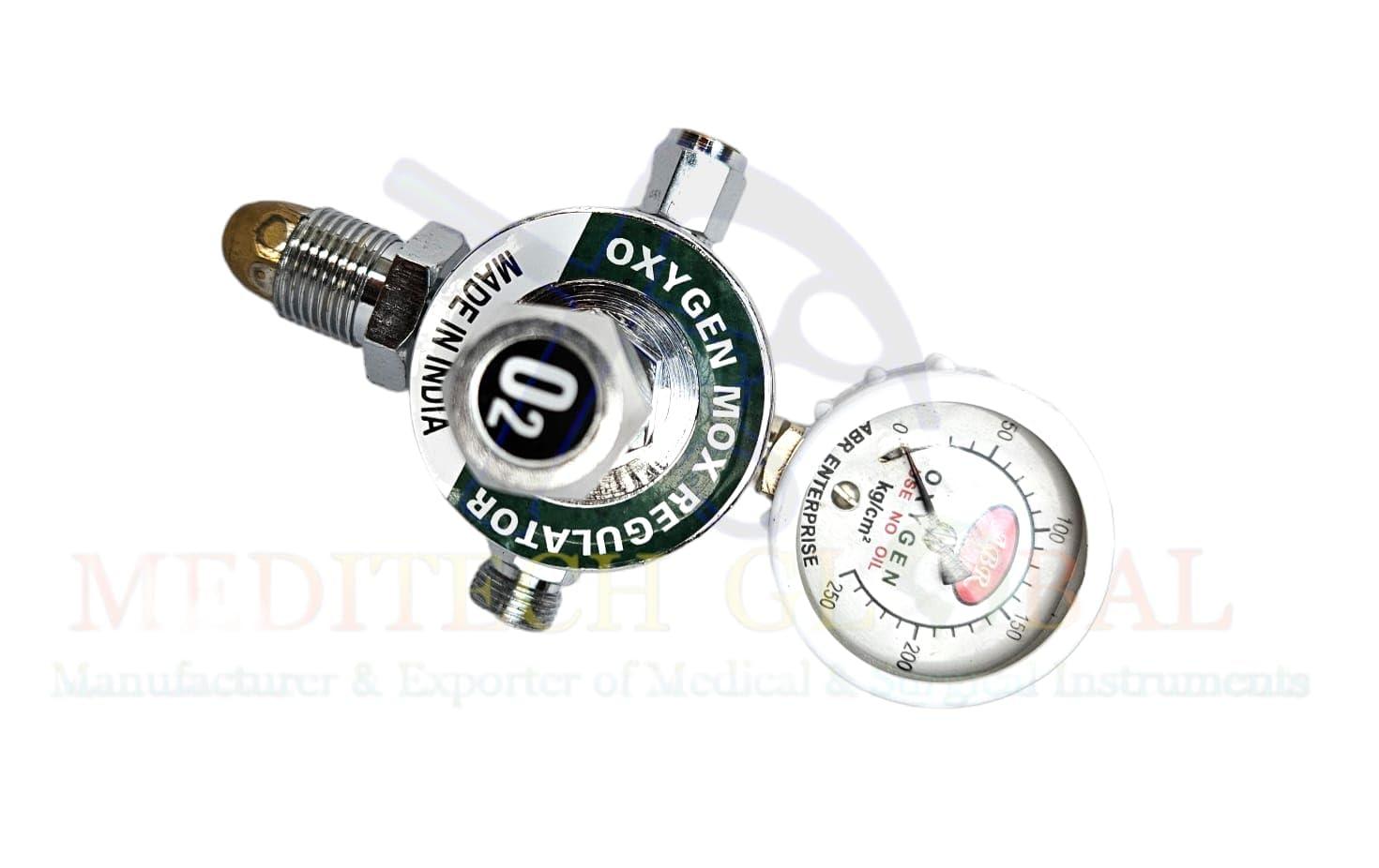 MEDITECH GLOBAL MEDITECH GLOBAL Single Gauge Single Stage Medical Oxygen Regulator (MOX Regulator)