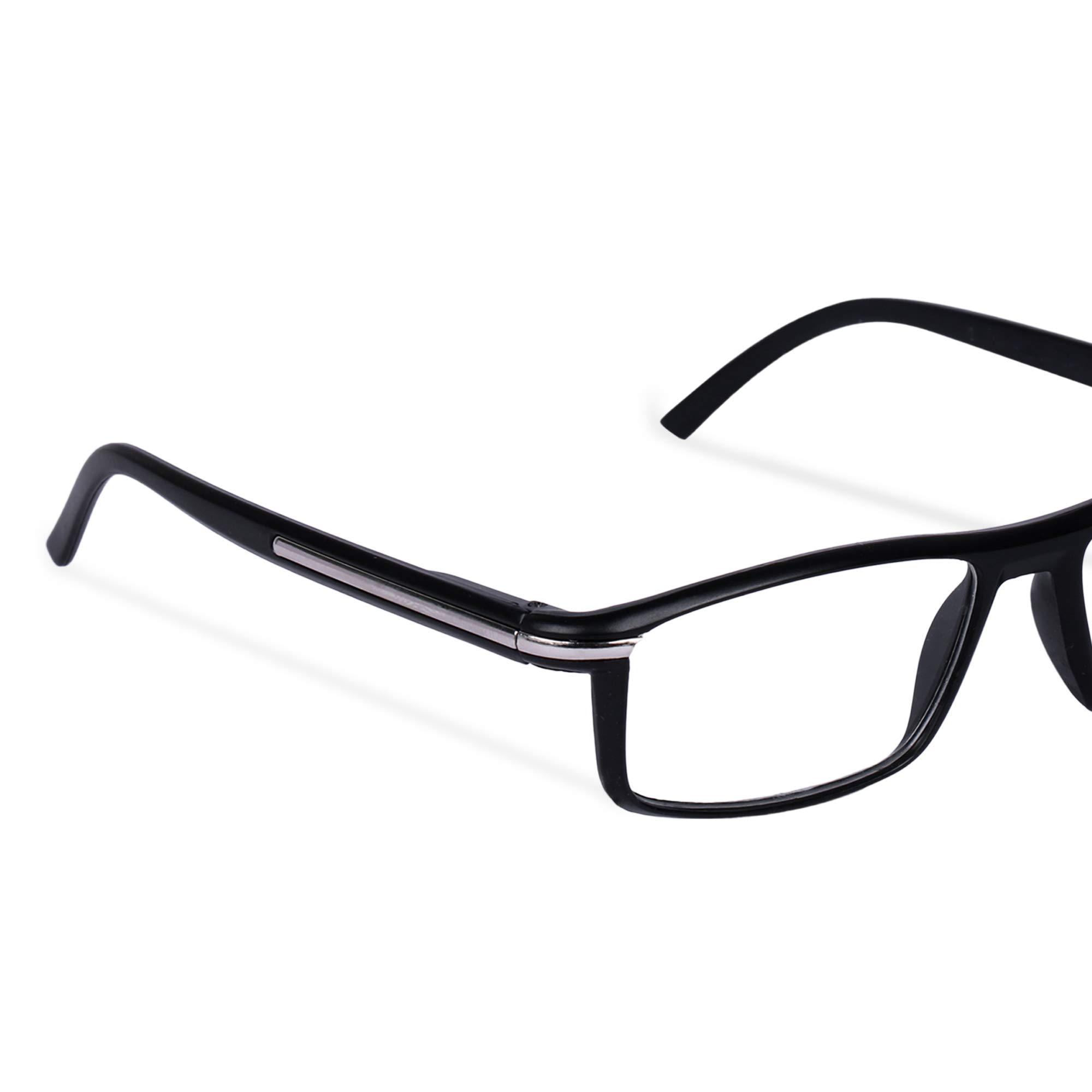 FREDDY FREDDY Full Rim reading glasses for Men and women (Black, 1.50)