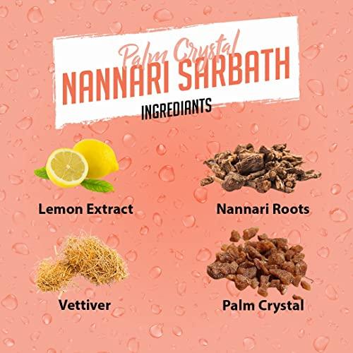 B&B Organics B&B Organics Original Nannari Sharbat Syrup, 500 ml - with (Palm Crystal, Nannari Roots & VetiVer) ( Sarasaparilla | Narunandi)