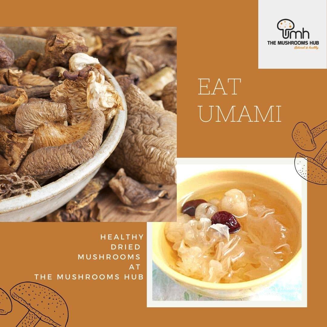 THE MUSHROOMS HUB The Mushrooms Hub Dried Edible Snow Mushroom (100 Grams)