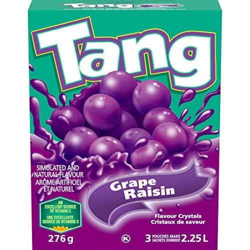Tang Tang Grape Flavour Powdered Drink Mix Crystals 3 Pouches, 276g