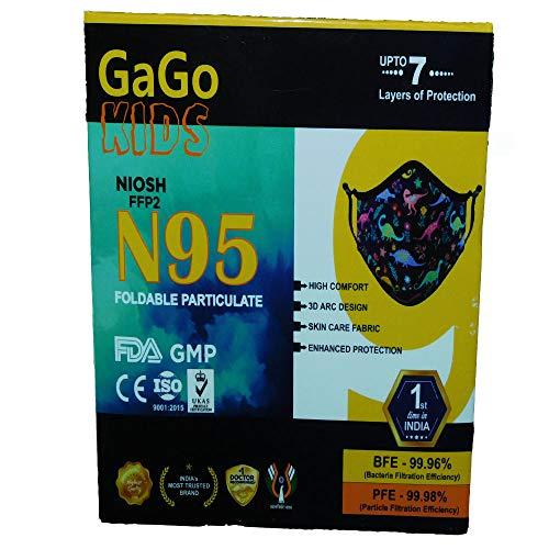 GAGO GAGO Protect 5Ply Face Mask | Protection Surgical Disposable | 5 ply SITRA Certified | Certified | Safe | Pack of 50 | Concealed Nose Clip (Blue)