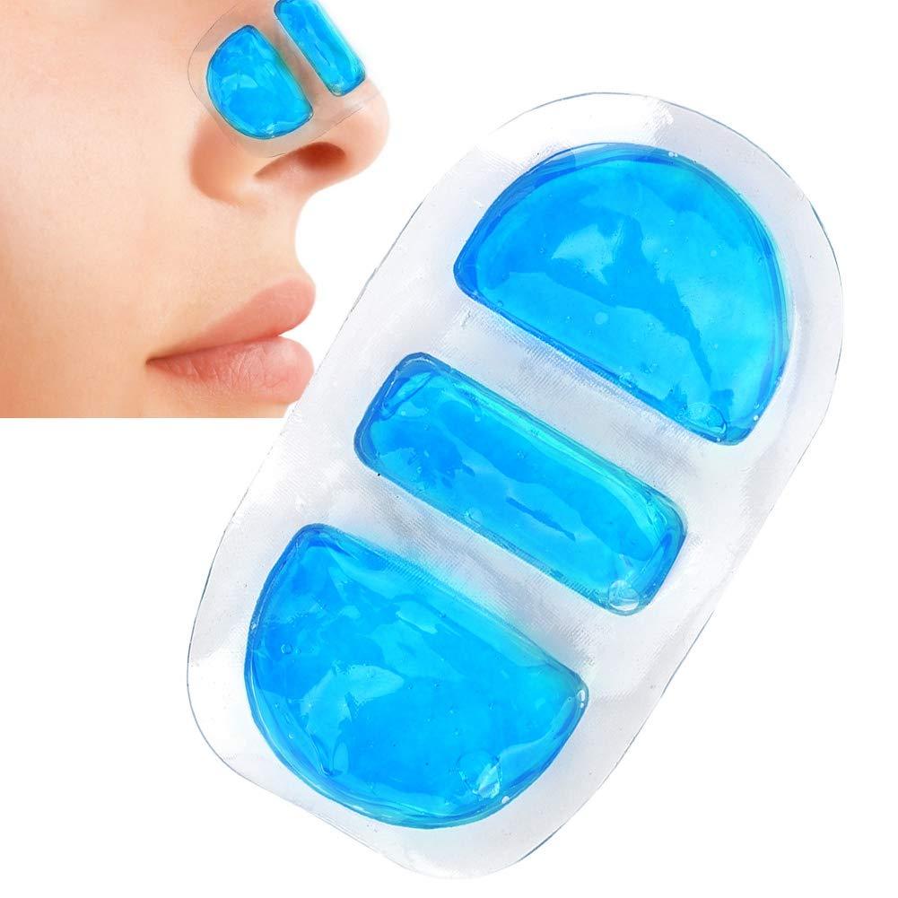 Focket Focket Reusable Gel Ice Packs for Nose, Portable Exclusive Nose Cold Gel Ice Pack Cold Compress, Natural Safe Cooling Refreshing Cold Ice Pack, Extremely Durable and Strong Seals for Injuries