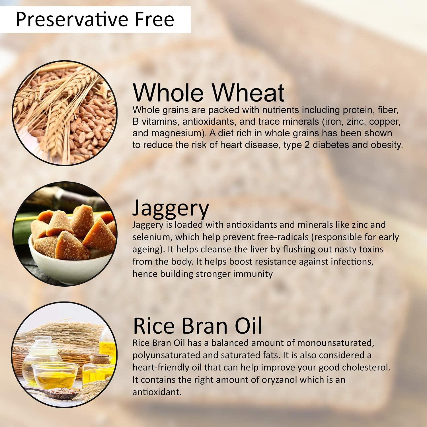 Nutribee Nutribee 100% Whole Wheat Atta Rusk | Refined Sugar-Free | Healthy Diet Toast | No Maida and Sugar | No Preservatives | 840g