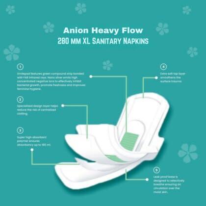 NARICURE NARICURE Ultra Thin Xl Sanitary Napkin 54 Count Orange Combo Pack Of 9