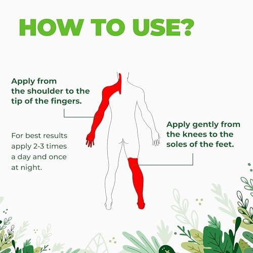 Herb & Hill Neuro Cream | Ayurvedic Cream for Better Circulation in Hands & Legs | Hand & Leg Massage Cream(50gm)