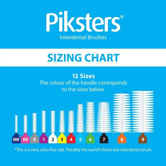 Piksters Piksters Interdental Brushes | 35 Pack | Size 00 - Pink