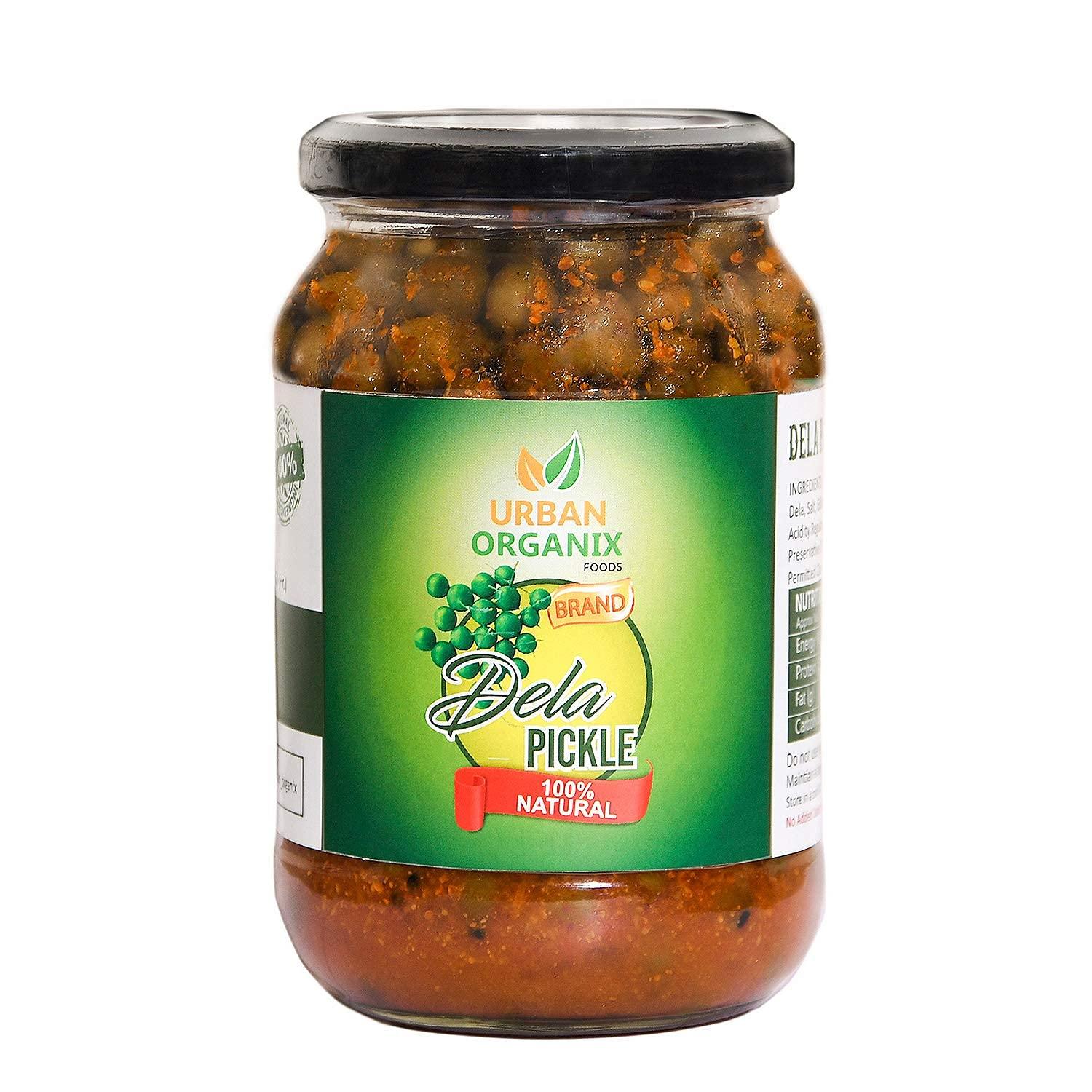 URBAN ORGANIX FOODS URBAN ORGANIX FOODS Dela Pickle Home Made Organic King of Good Health Teet Ker ka Achar for Good Health Less Oily More Healthy 500 GM