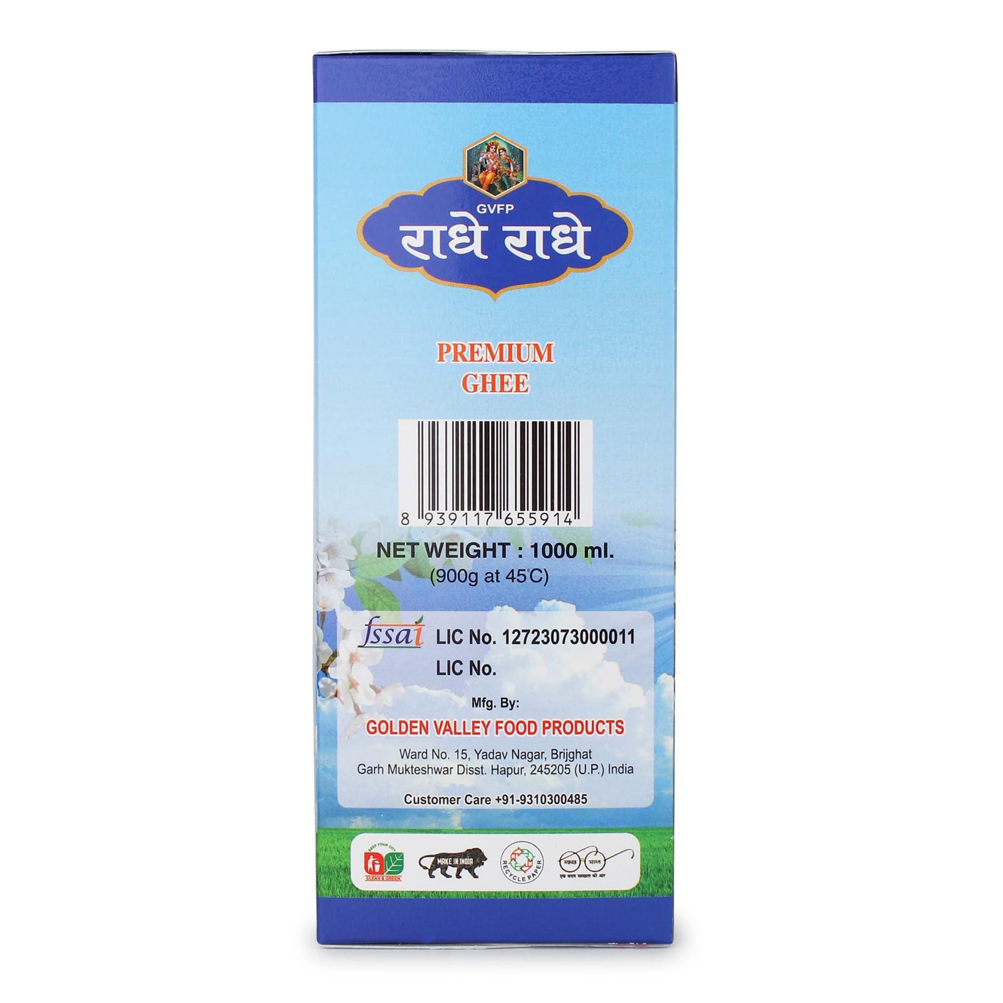 GVFP RADHE RADHE GVFP Radhe Radhe Premium Desi Ghee | Rich aroma and taste |Good For Health