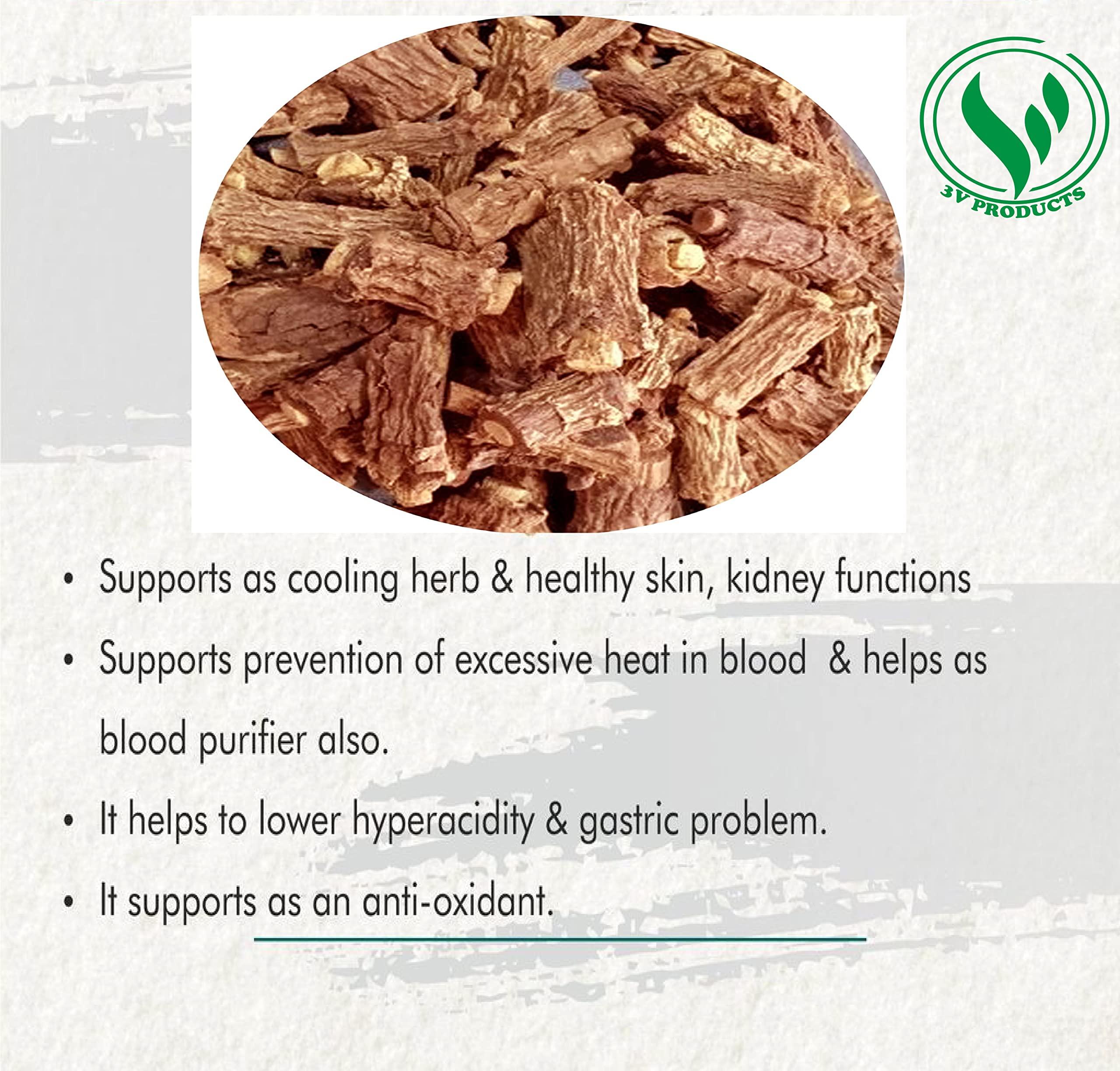 3V PRODUCTS 3V PRODUCTS Natural Nannari Roots 200g | Sugandhi Veru Roots | Anantmool Roots | Indian Sarsaparilla | Hemidesmus Indicus for Body Cooling | Blood purifier | Digestive