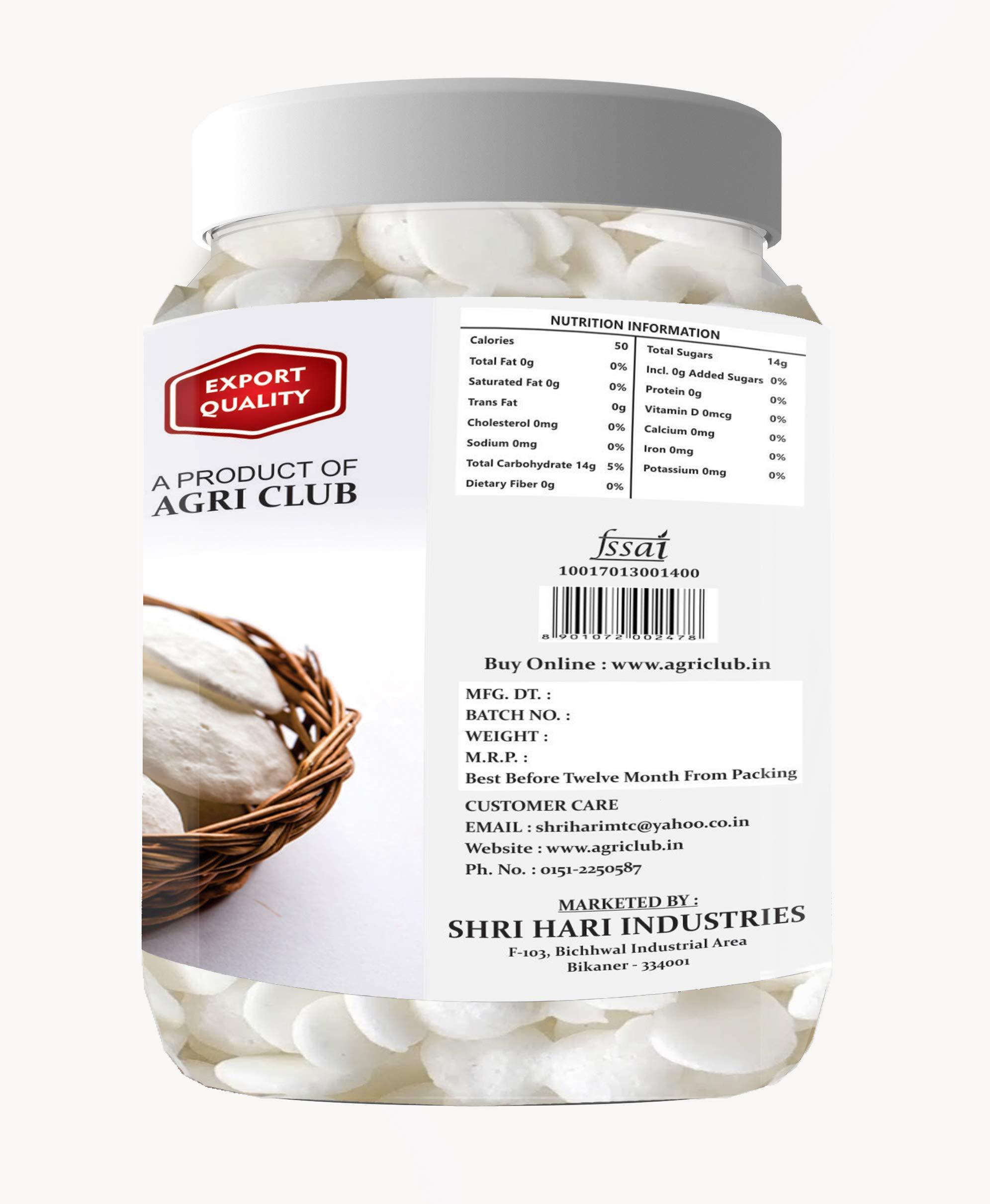 AGRI CLUB Sugar Batasha 350gm | Patasha | Sugar Drop Candy | Batasha for Puja | Agri Club