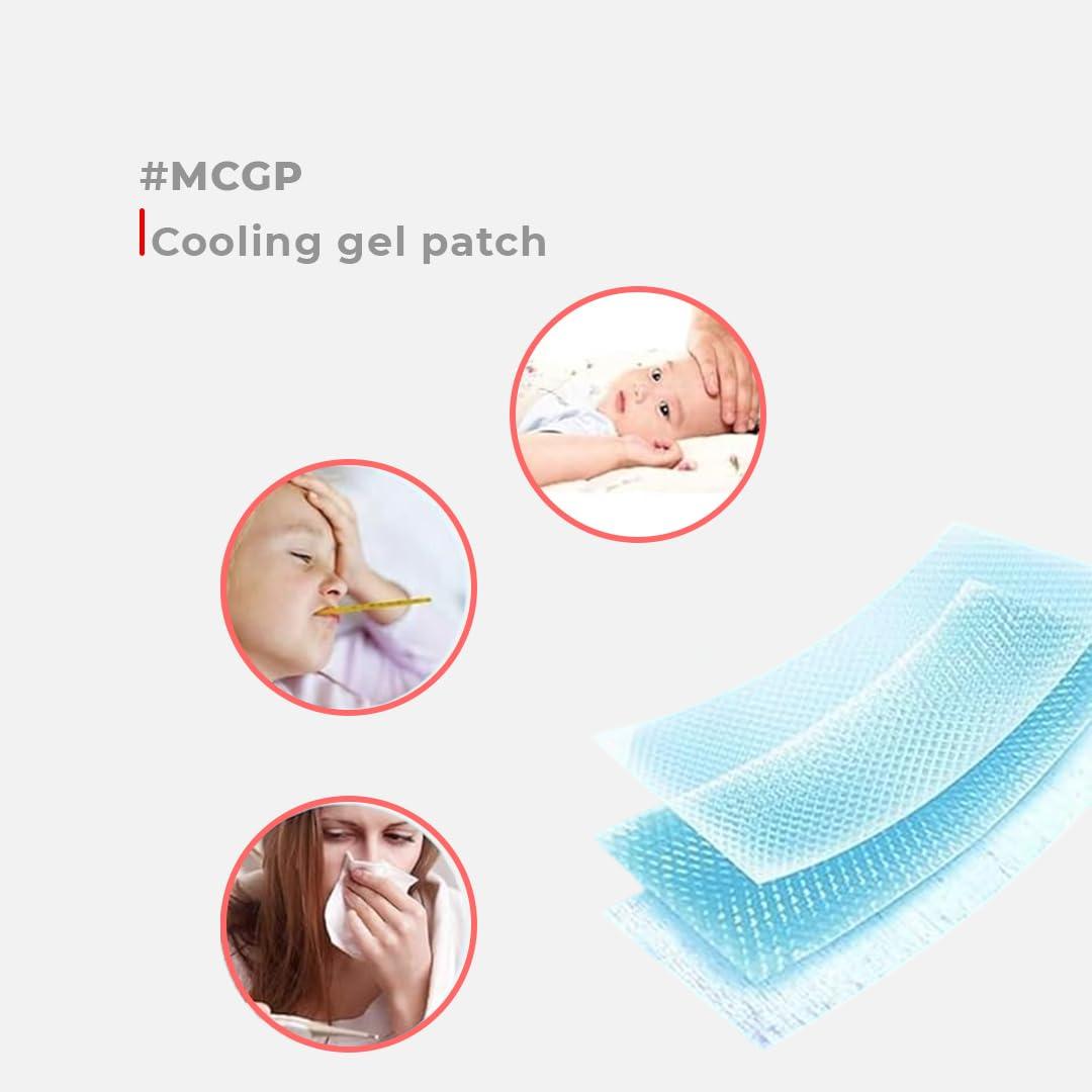 POCT POCT Cooling Patches for Fever | Colour Changing Patch | Cooling Forehead Strips for Discomfort & Pain Relief, Cooling Relief Fever Reducer - (4 Patches)
