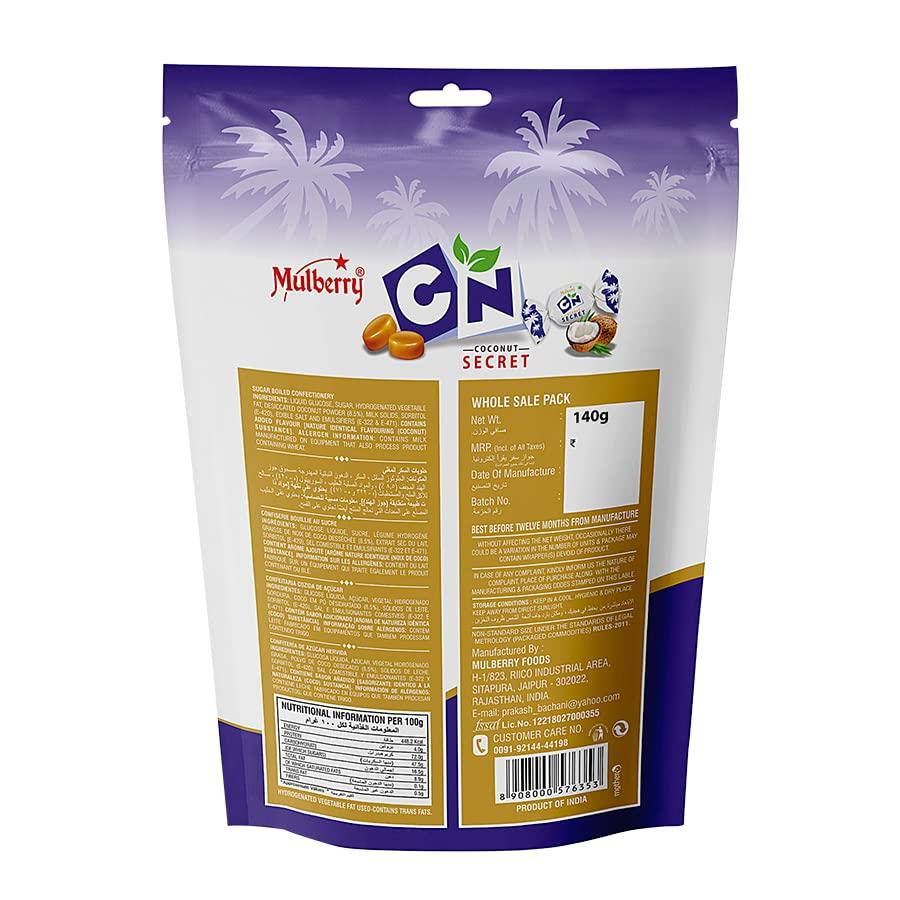 Mulberry Mulberry Toffee Combo | CN Coconut Secret, Milkyfun Eclairs, Chocolaty Eclairs, Coffy Toffy Standy Zipper Pouch Combo Pack | 536g