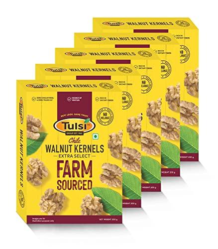 Tulsi Tulsi Walnut Kernels Extra Select 200g (Pack of 5) 1000g