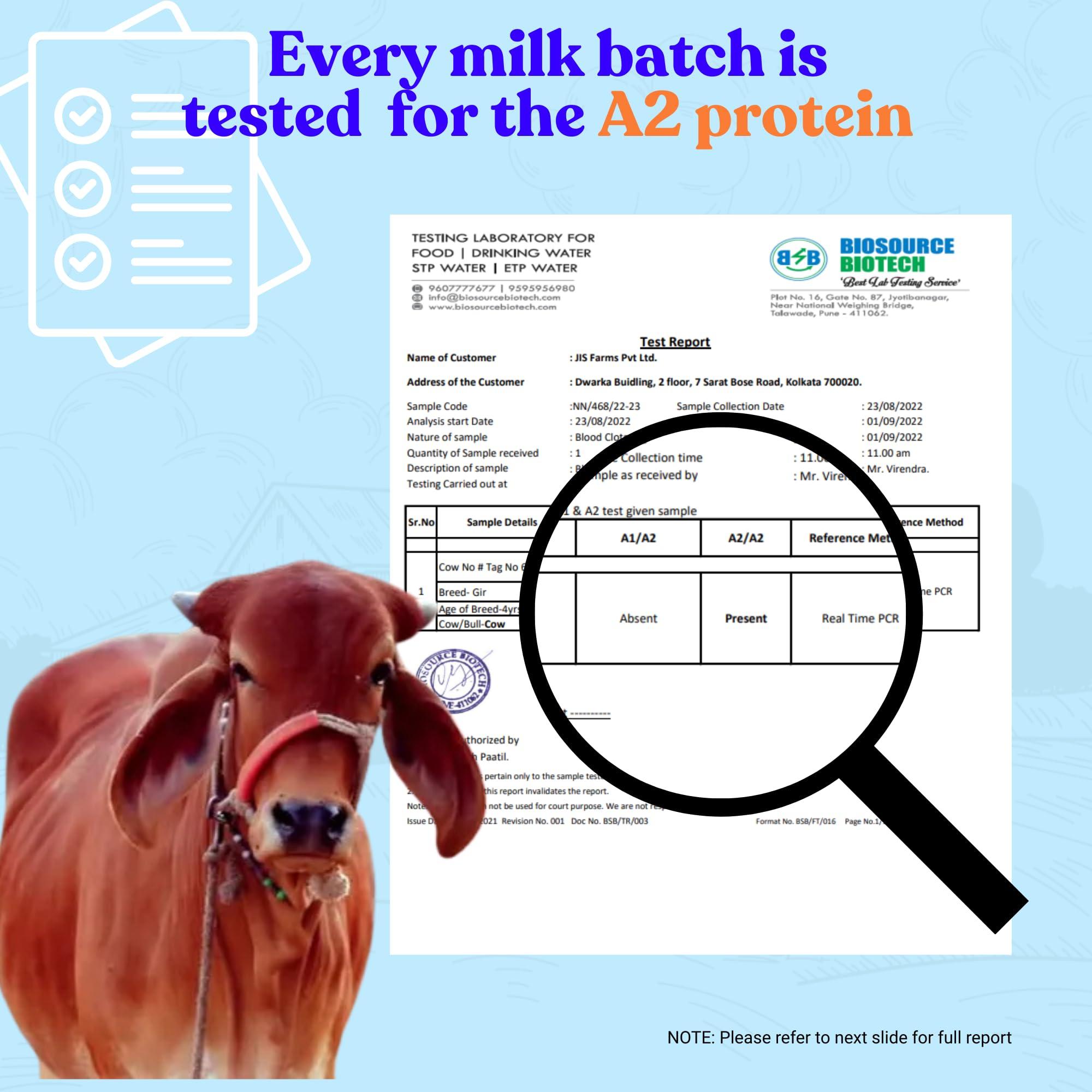 JOI JOI Farm Cultured A2 Cow Desi Ghee 200 Ml X 1 | Pure Ghee | Bilona Method | Certified, Farm-made, Healthy, Curd Churned & Non Adulterated